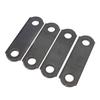 4PCS Trailer Spring Shackle Strap Links 3 1 8in Length Heavy Duty Steel for Double Eye Leaf Spring