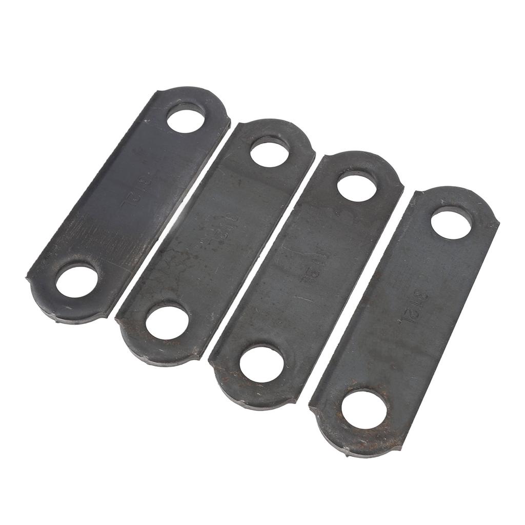 4PCS Trailer Spring Shackle Strap Links 3 1 8in Length Heavy Duty Steel for Double Eye Leaf Spring