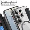 Magsafe Magnetic Luxury Solid Color Leather Flip Wallet Card Slot Phone Case For Samsung S26 Ultra S23 S25 Edge S22 S24Plus A35 5G/A36/A55/A17 Cover