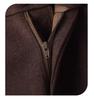 Beige Woolen Micro-Flare Pants for Women - Autumn/Winter 2024 Collection, Slimming Thick Cashmere for Petite Sizes.