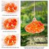 Droplet Shaped Bird Feeder Glass Ball Water Container Easy To Clean Hummingbird Feeder  For Window