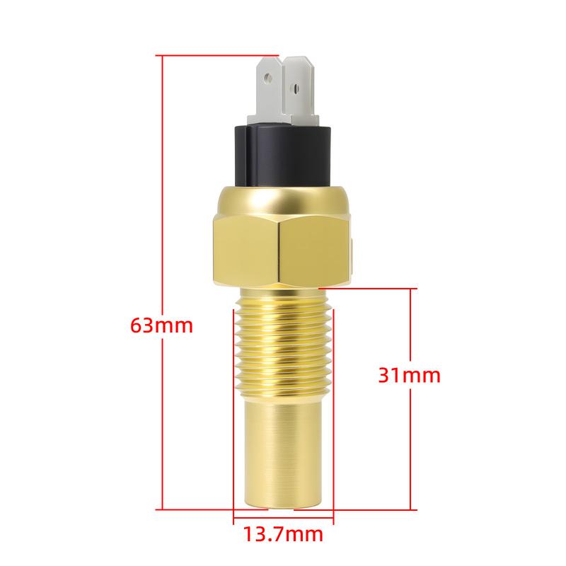 M16*1.5 3/8NPT Water Temperature Sensor M14*1.5 Water/Oil Temp Sensor Alarm Part Transmision Universal Origin Electric Sensor