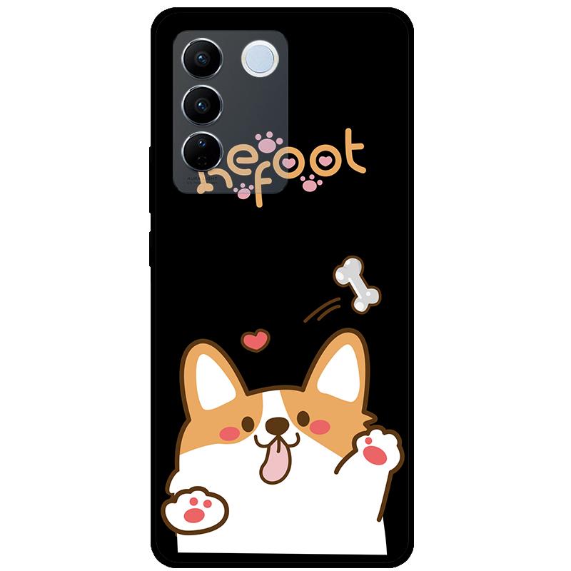 For Vivo V27E V2237 V27 Pro V2230 V 27 Case TPU Soft Silicone Marble Cat Shockproof Cases For Vivo V27 5G V27Pro Bag Funda Cover