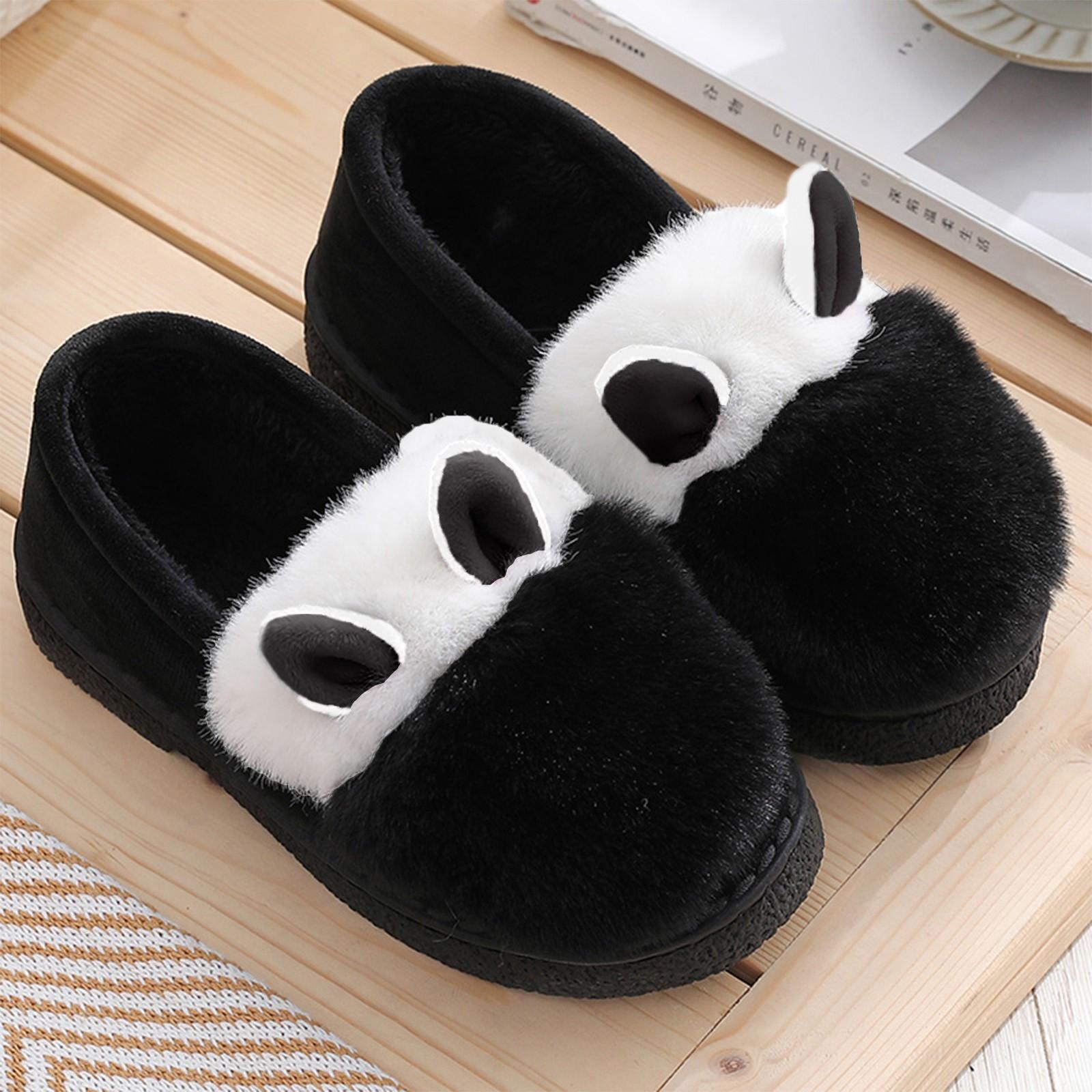 Хлопковые тапочки на каблуке с овечьими ушками и кроличьей шерстью — фото 11