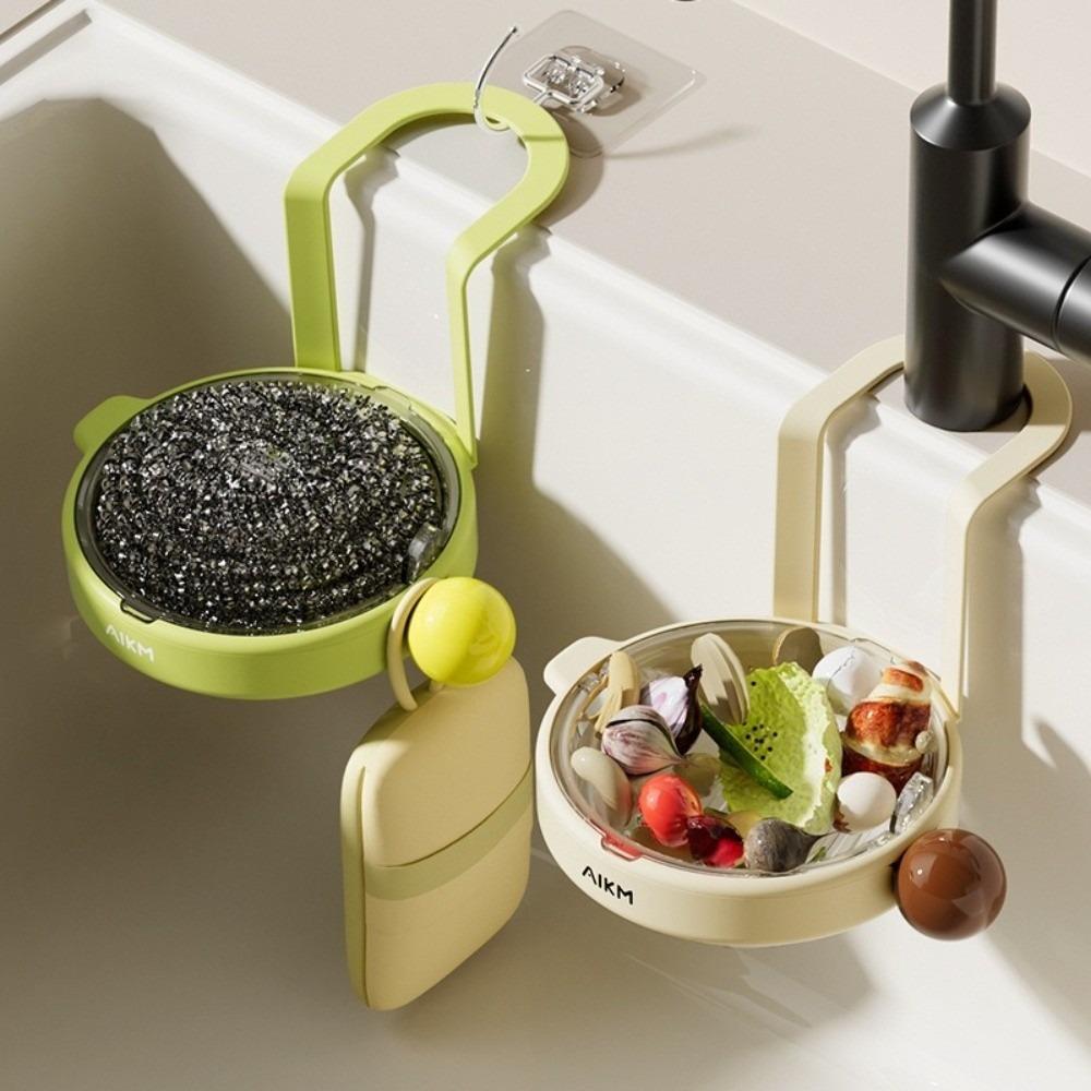 Hanging Sink Food Strainer with Hook Sink Organizer Multifunctional Sink Drain Basket  Kitchen
