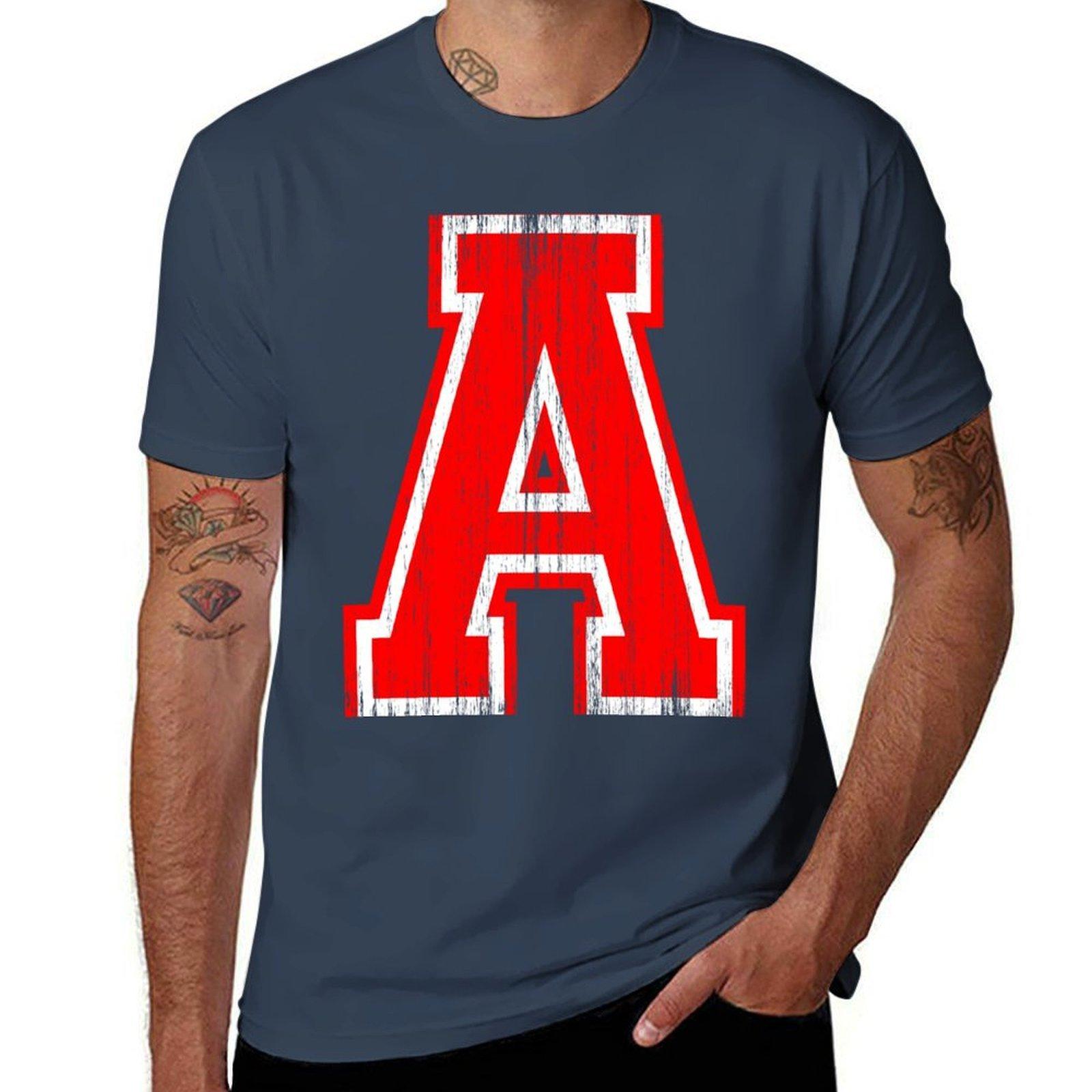 Big Red Letter A Tshirt Trend Art Print Tshirt S