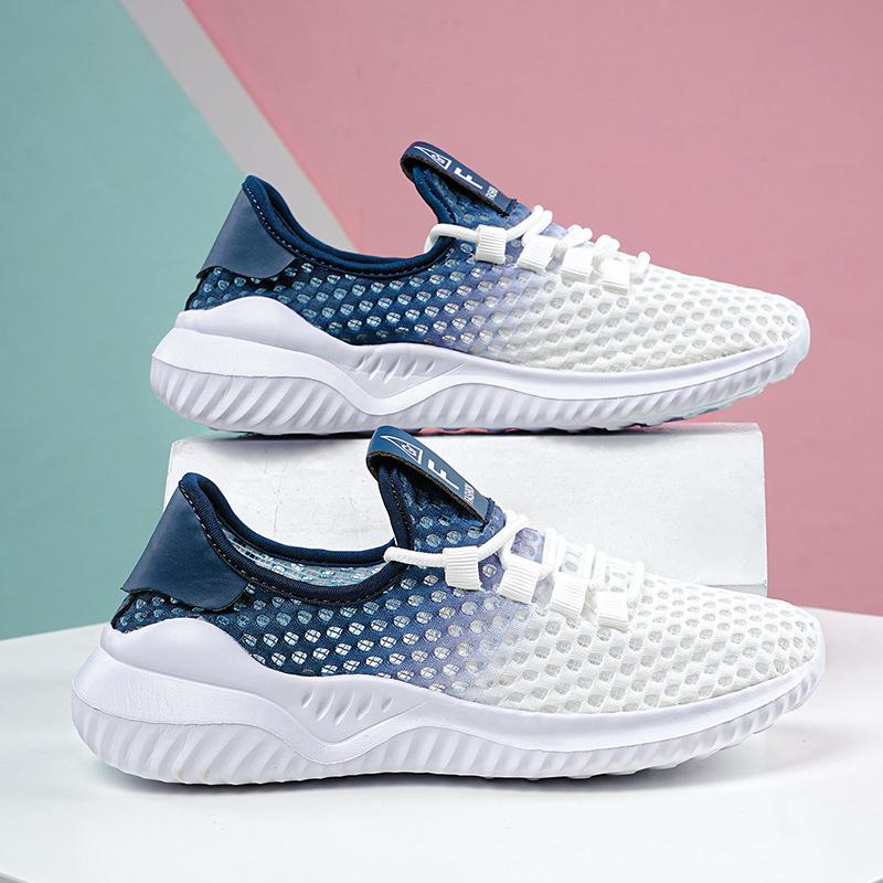 

Женская обувь большого размера, большая сетка, дышащая, легкая, на мягкой подошве, спортивная, для бега, женская, повседневная, нескользящая, для путешествий 42