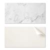 Set of Self-Adhesive Vinyl Tiles with Marble Surface Pattern 6x60x30 Cm