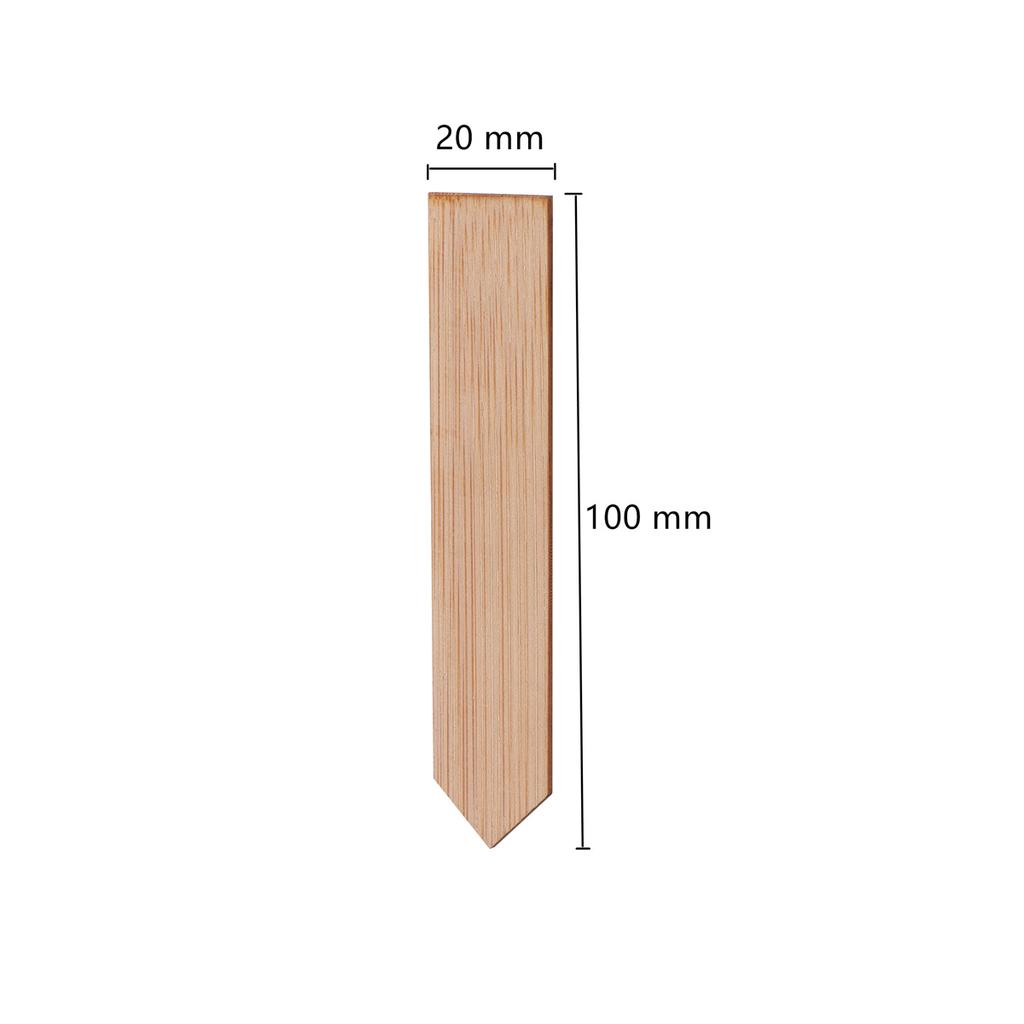 Plant Labels Wooden Plant Sign Tags Multi-Type Bamboo Garden Markers Bonsai Seed Potted Flower Vegetable Succulent Tool 5/50Pcs