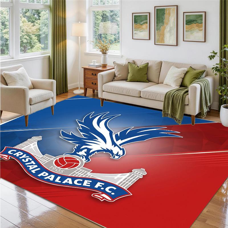 Crystal Palace Design Crystal Velvet Rug Soft Decorative Mat for Bedroom Entrance