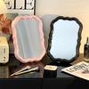 New Flower Decorative Mirrors Cosmetic Mirror Creative Dormitory Bedroom Supplies Student Desktop Decor Stylish Makeup Mirror