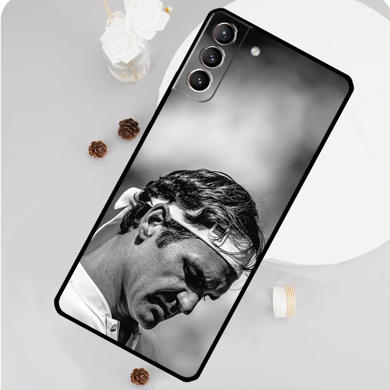 Tennis Roger Federer RF Hülle Für Samsung Galaxy S23 FE S20 S21 S22 Ultra S8 S9 S10 Plus Note 10 20 Ultra Weiche Hülle