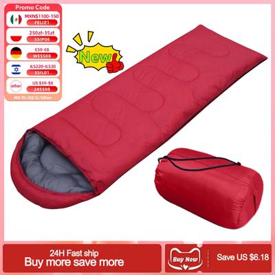 Schlafsack, ultraleicht, wasserdicht, verdickt, warmer Winterschlafsack mit Kapuze, für Camping und Reisen