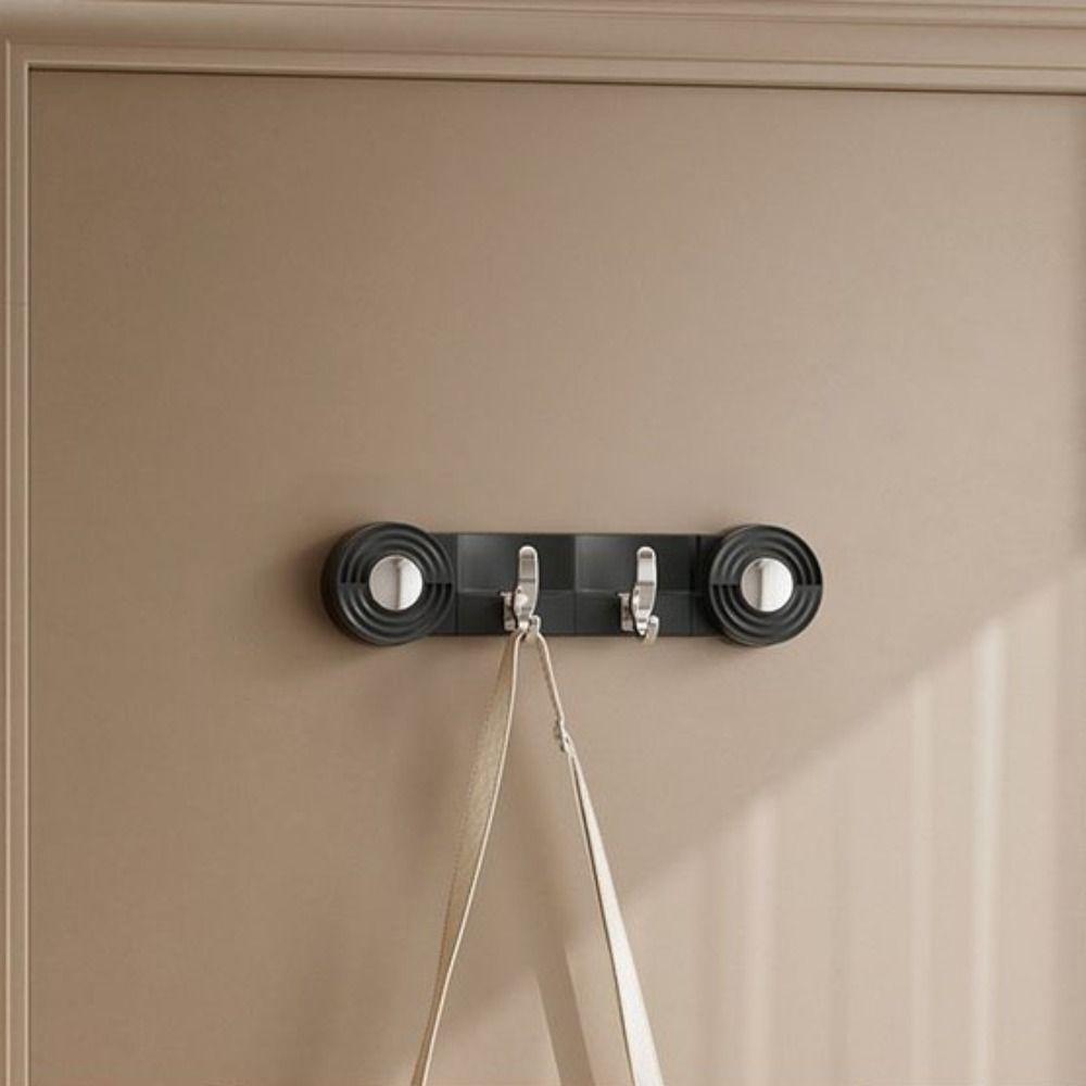 Wall Mounted Sundries Storage Rack Traceless Clothing Hook Stable Suction Cup Row Hook  Shower Room