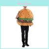 Schulthema Hamburger Kostüm Aus Polyesterstoff Für Erwachsene An Halloween Festlichen Veranstaltungen