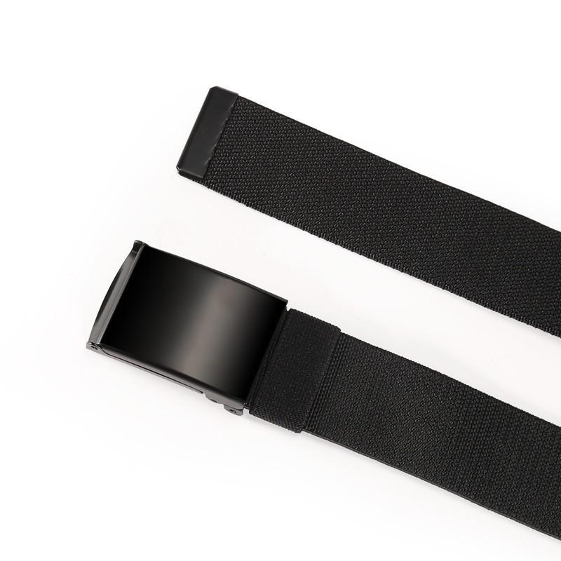 Men'S Belt Casual Pants Belt Woven Elastic Belt Young And Middle-Aged Canvas Tactical Belt