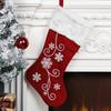 Christmas Party Pendants Ornaments Christmas Socks Pendants Candy Snowflake Gift Bags Gifts