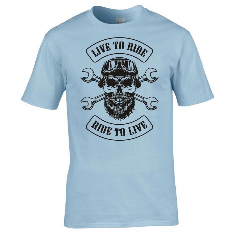 Biker Live To Ride Ride To Live Tshirt 2XL