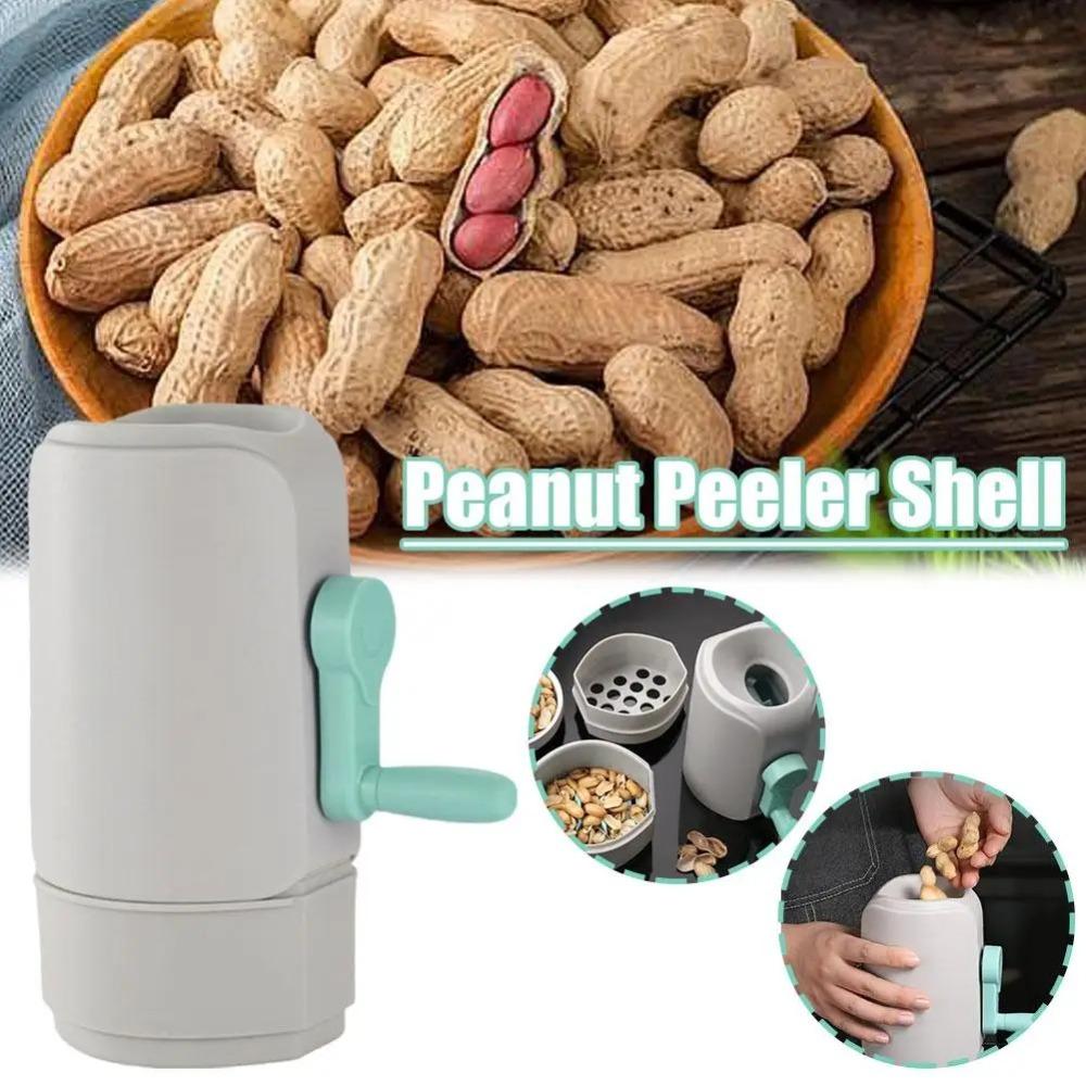 Efficient Hand Crank Peanut Sheller Food Grade De-Shelling Machine Peanut Peeler  Pistachio