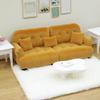H3CD 1/12 Scale Couch Model Modern Miniature Sofa Realistic Flocking Dollhouses Furniture For Bedroom Living Room