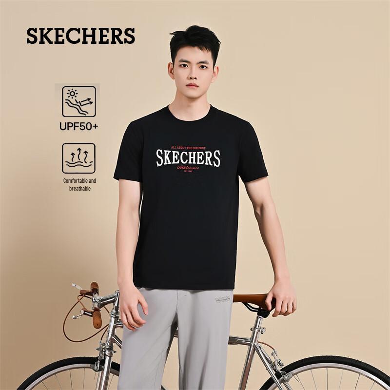 Skechers Unisex Summer Breathable Short Sleeve T-Shirt