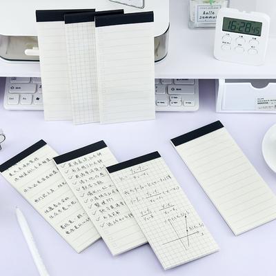40sheets Korean Creative Stationery with No Prints and Simple Long Handbook Notes Portable Notes for Notes TODO Plan Student