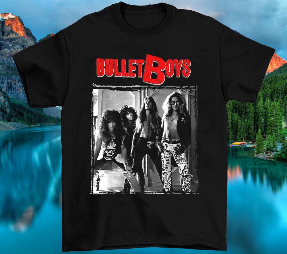 

Members Of BulletBoys Heavy Cotton Black All Size Unisex Tee Shirt Unisex T-Shirt XL