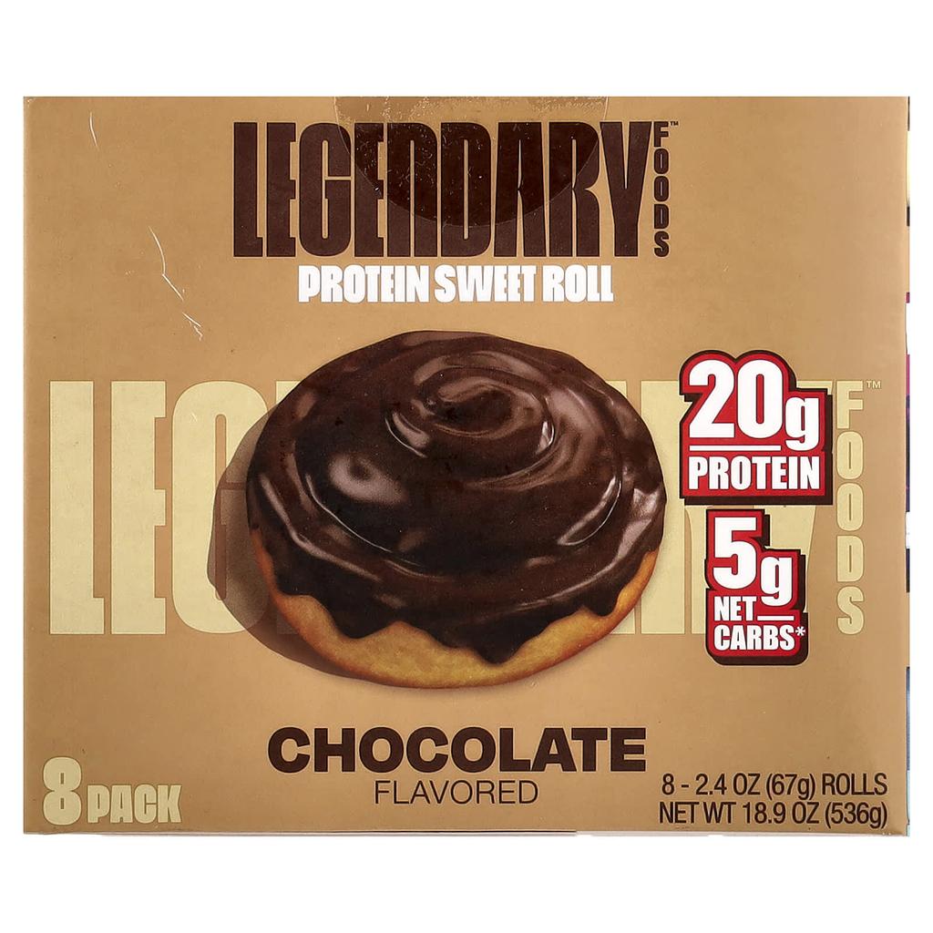 Protein Sweet Rolls, Chocolate, 8 Pack, 67G (2.4Oz) Each