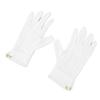 2pcs Billiard Gloves Competition Referee Gloves Professional White Gloves with Snap Cuff Polyester Cotton