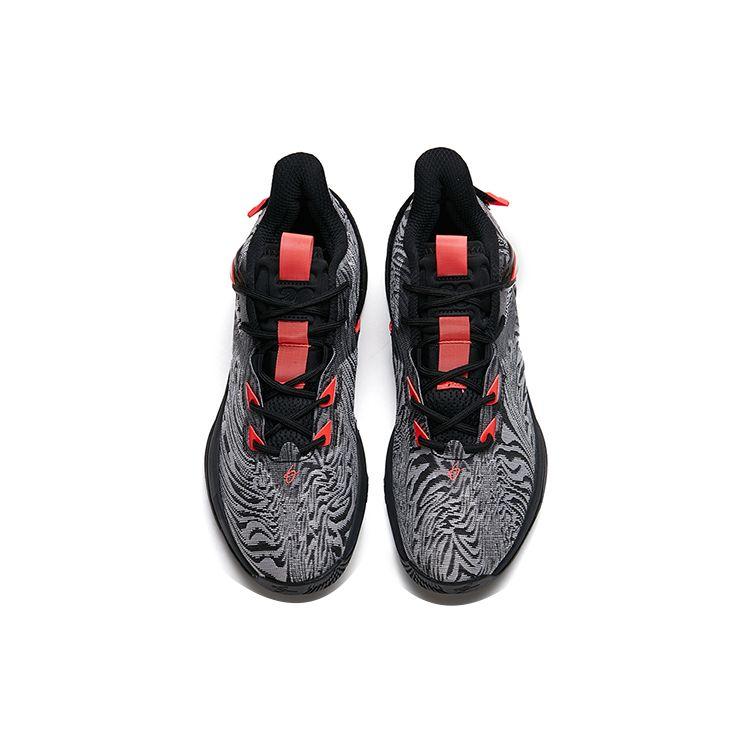 Anta Jump 2.0 Slip Resistant Durable Low Top Basketball Shoes Men sneakers White Black 112231606-5