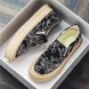 Shoes for Men Plus Size Male Loafers Casual Comfortable Sneakers Slip On Leisure Shoes Lightweight Vintage Flats
