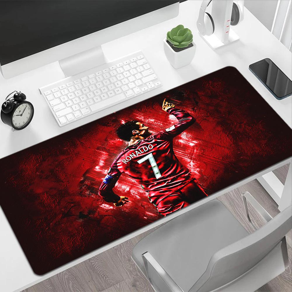 Ronaldo's Iconic Celebration Large Mouse Pad Gaming Laptop Mouse Pad Desktop Mouse Pad Non-Slip Rubber Base Perfect Gift for Gamers And Professionals