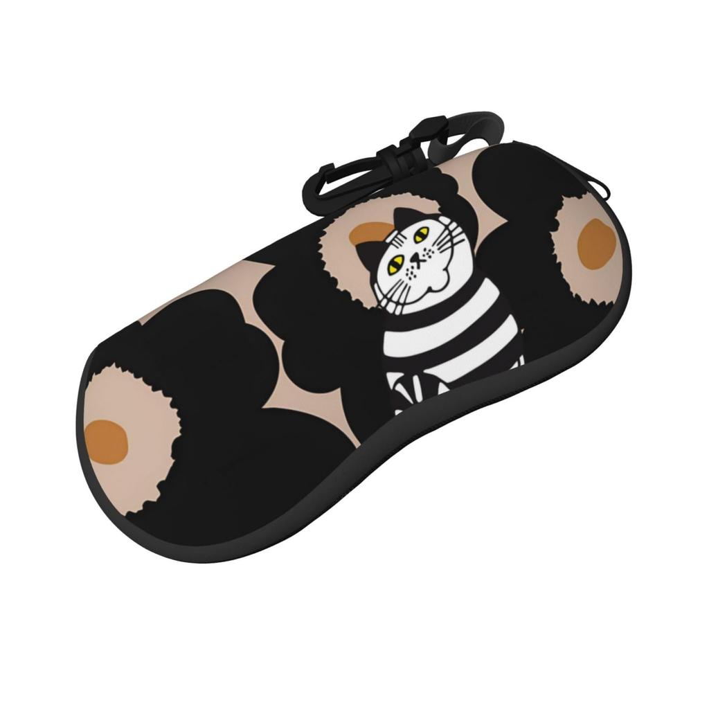 Asamike Cute Eyeglass Lisa Larson Eyeglass Eyeglass Stylish and Cute Eyeglass Bag with Soft Eyeglass Cosmetic Bag with EGX342 Case, Design, Pouch,