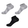 3 Pairs/Lot Men's Cotton Breathable Socks Sports Socks Slash Mesh Casual Athletic Cut Short Summer Thin Short Ankle Sock