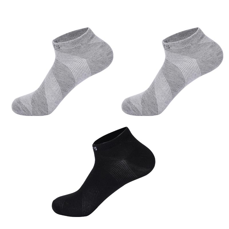 3 Pairs/Lot Men's Cotton Breathable Socks Sports Socks Slash Mesh Casual Athletic Cut Short Summer Thin Short Ankle Sock
