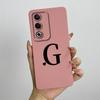 For Oppo A80 5G Case OppoA80 CPH2639 Cover Cute Letters Square Silicone Phone Case For Oppo A3 Pro 5G A3Pro CPH2665 Soft Fundas