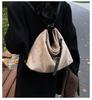 Casual Large-capacity Suede Bag Women's 2025 New Trendy Versatile Shoulder Bag Backpack Commuter Bag