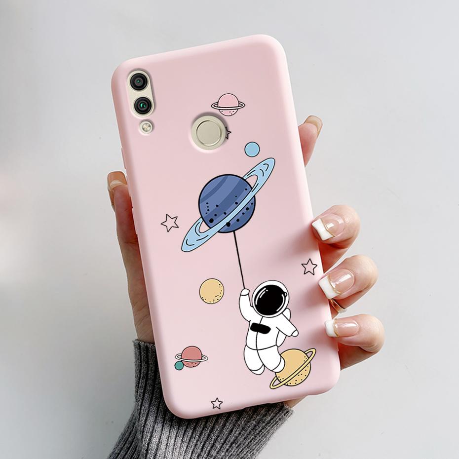 For Huawei Honor 8X Case Honor 8A 8C 8S Cover Cute Rabbit Panda Painted Soft TPU Phone Case For Honor 8A 8C 8S 8X Honor8X Fundas