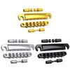 Bridge and Stop Bars Tailpiece Combo with Studs Set for 6 String Electric Guitar
