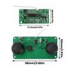 2.4G Dual Motor RC Airplane DIY Kit 3‑5V Differential Control Gyro Flight Control Board for Fixed Wing Glider Drone 100M Remote