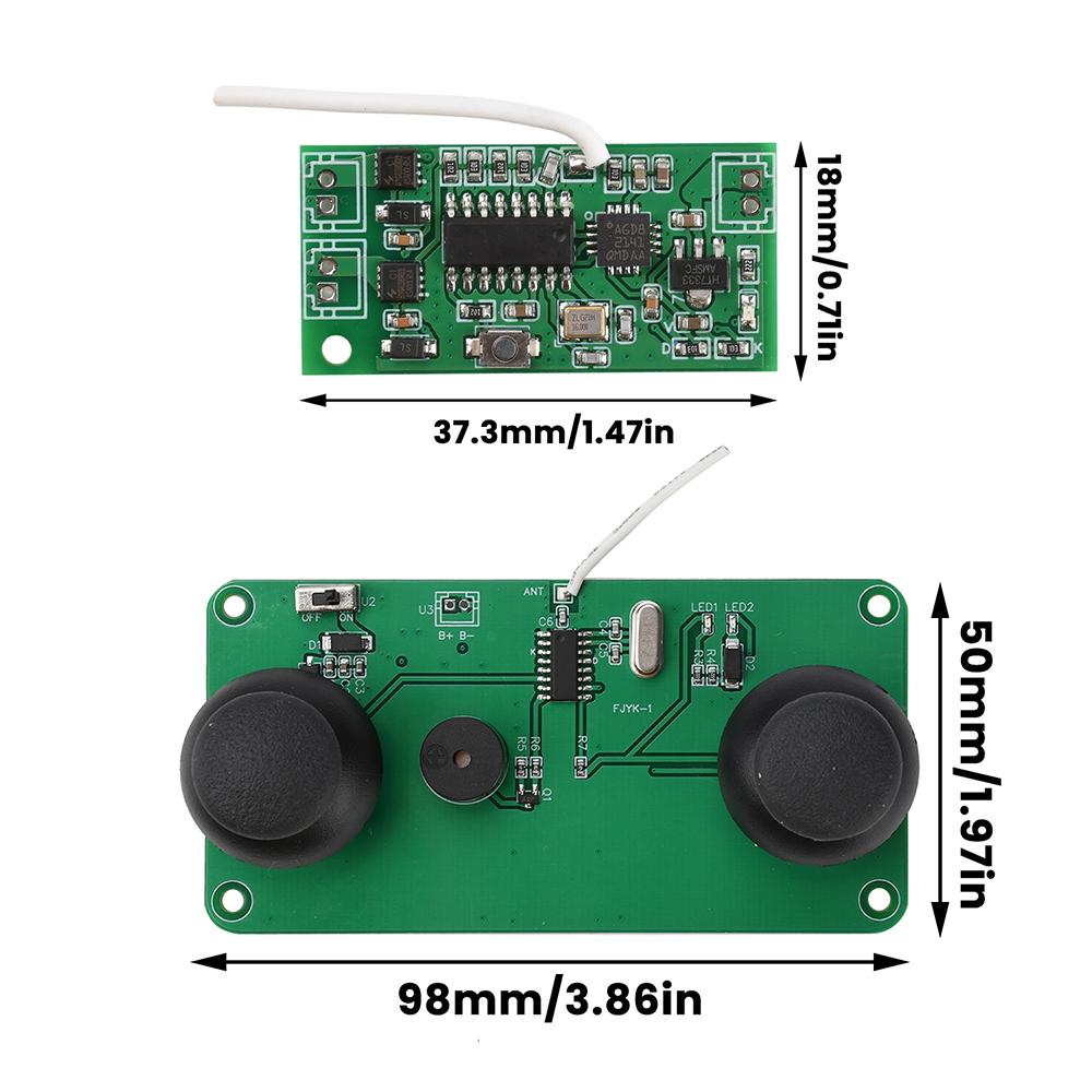 2.4G Dual Motor RC Airplane DIY Kit 3‑5V Differential Control Gyro Flight Control Board for Fixed Wing Glider Drone 100M Remote