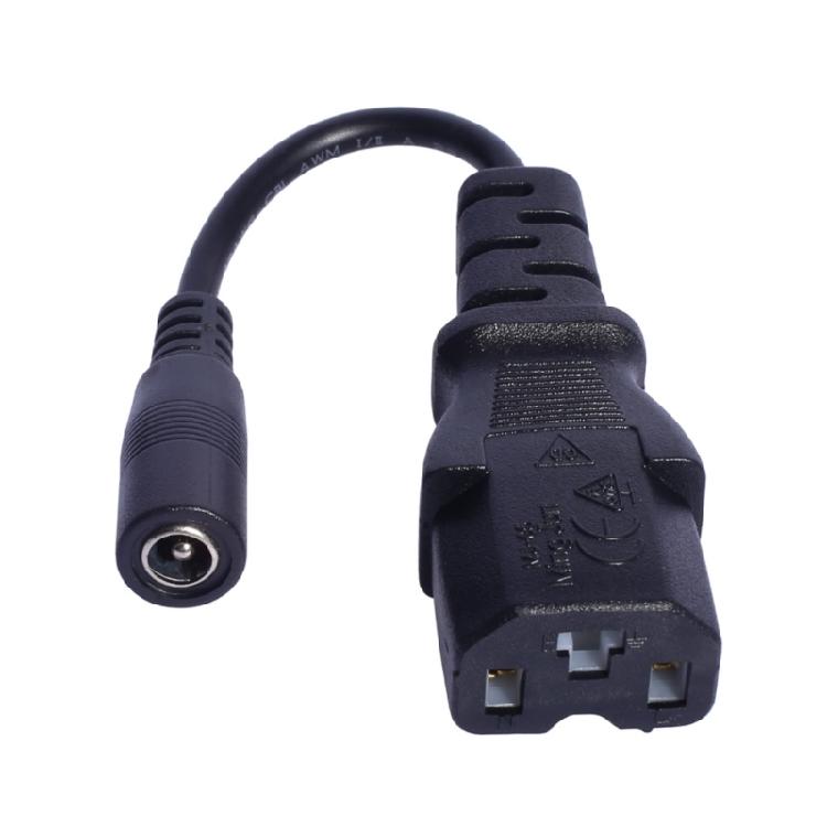 Tragbares 5,5x2,1mm Buchse auf 8,0x1,6mm/5,5x2,5mm Stecker/C13/M16/3-Pin Adapterkabel für Solar- und LED-Anwendungen 15cm