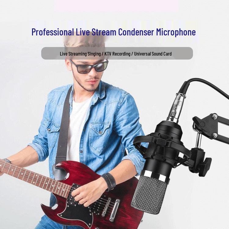 BM700 Condenser Microphone for Streaming, Recording, and Live Broadcasts