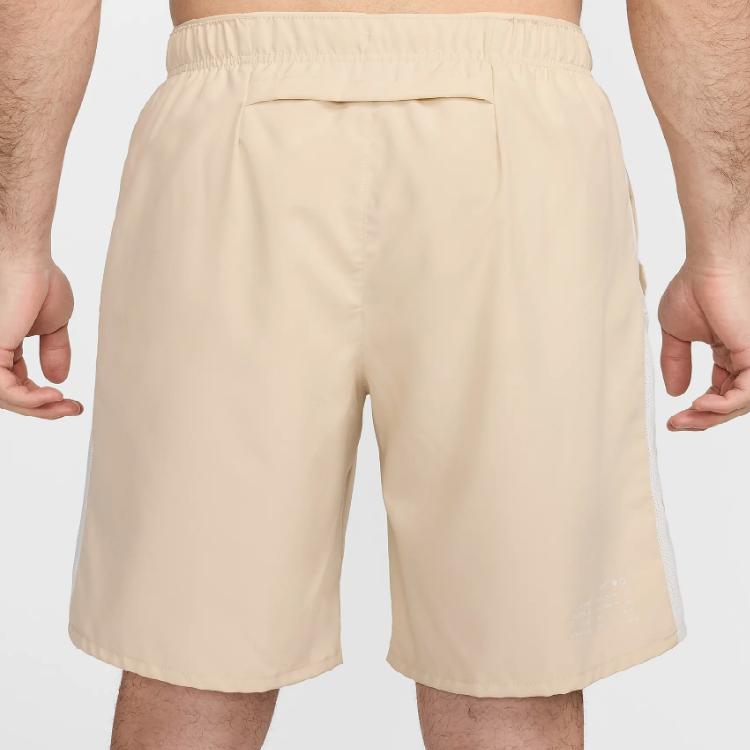 Nike Solid Color Low Waist Elastic Slim Fit Straight Leg Casual Shorts Men shorts Beige HF4638-126