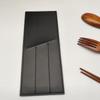 In-Stock 3-Slot Leather Cutlery Bag for Knives, Forks, and Spoons - Ideal for Western Restaurant or Steakhouse Use.