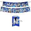Cartoon ROBOTS Child Birthday Party Decoration Supplies Cup Plate Balloon Tablecloth Banner Photography Background Prop Kid Gift