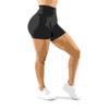 European and American Seamless Peach Butt-Lifting Sports Shorts for Women, Fitness Tight-Fitting Three-Quarter Pants, Summer Alpha Fitness Pants