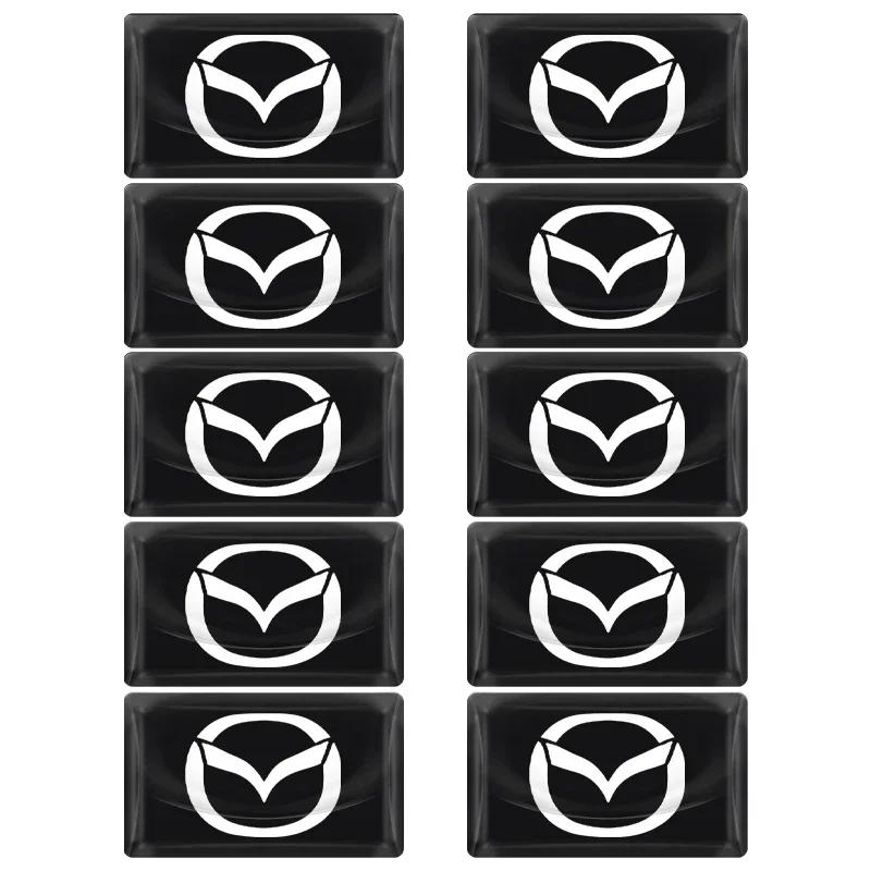 3D Logo Epoxy Resin Short Car Stickers Body Decor Decal Car Accessory for Mazda M3 3 Alexa CX30 CX-4 CX5 CX-5 CX8 CX-8 CX30 CX9 FF26