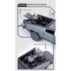1/24 Tesla Cybertruck Pickup Alloy Car Model Diecasts Metal Toy Off-road Vehicles Car Model Simulation Sound and Light Kids Toys Gift