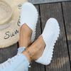 Women's Flat Shoes Mesh Breathable Slip-on Shoes Comfortable Sports Casual Sandals Summer New Fashion Walking Shoes